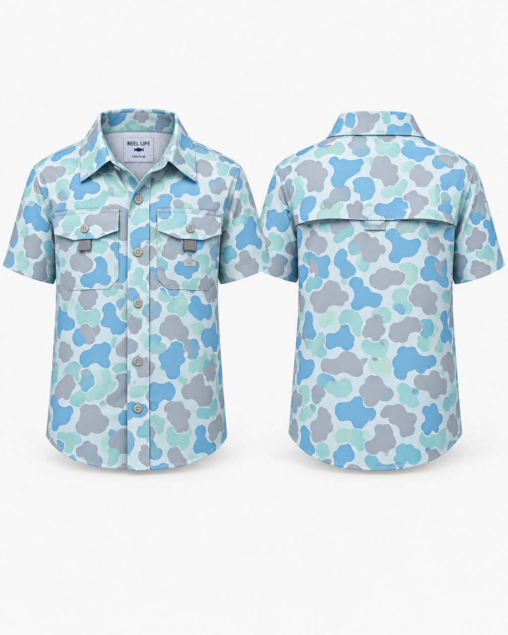 Boy's Performance Fishing Shirt Short Sleeve