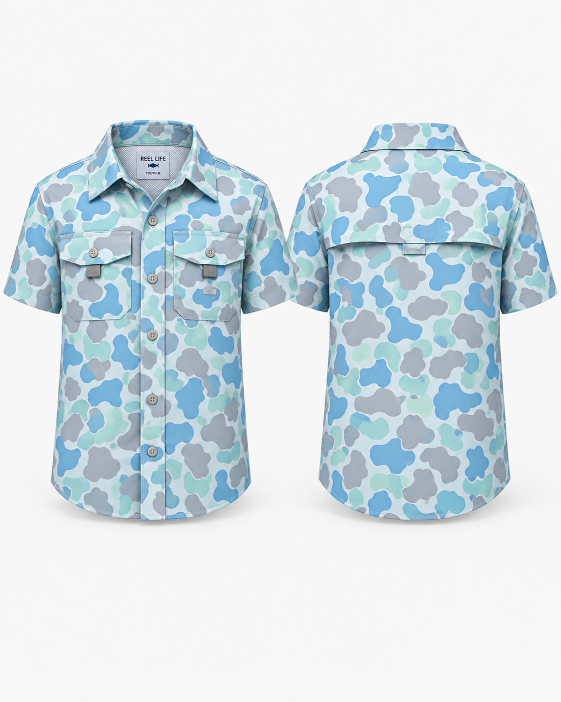 Boy's Performance Fishing Shirt Short Sleeve