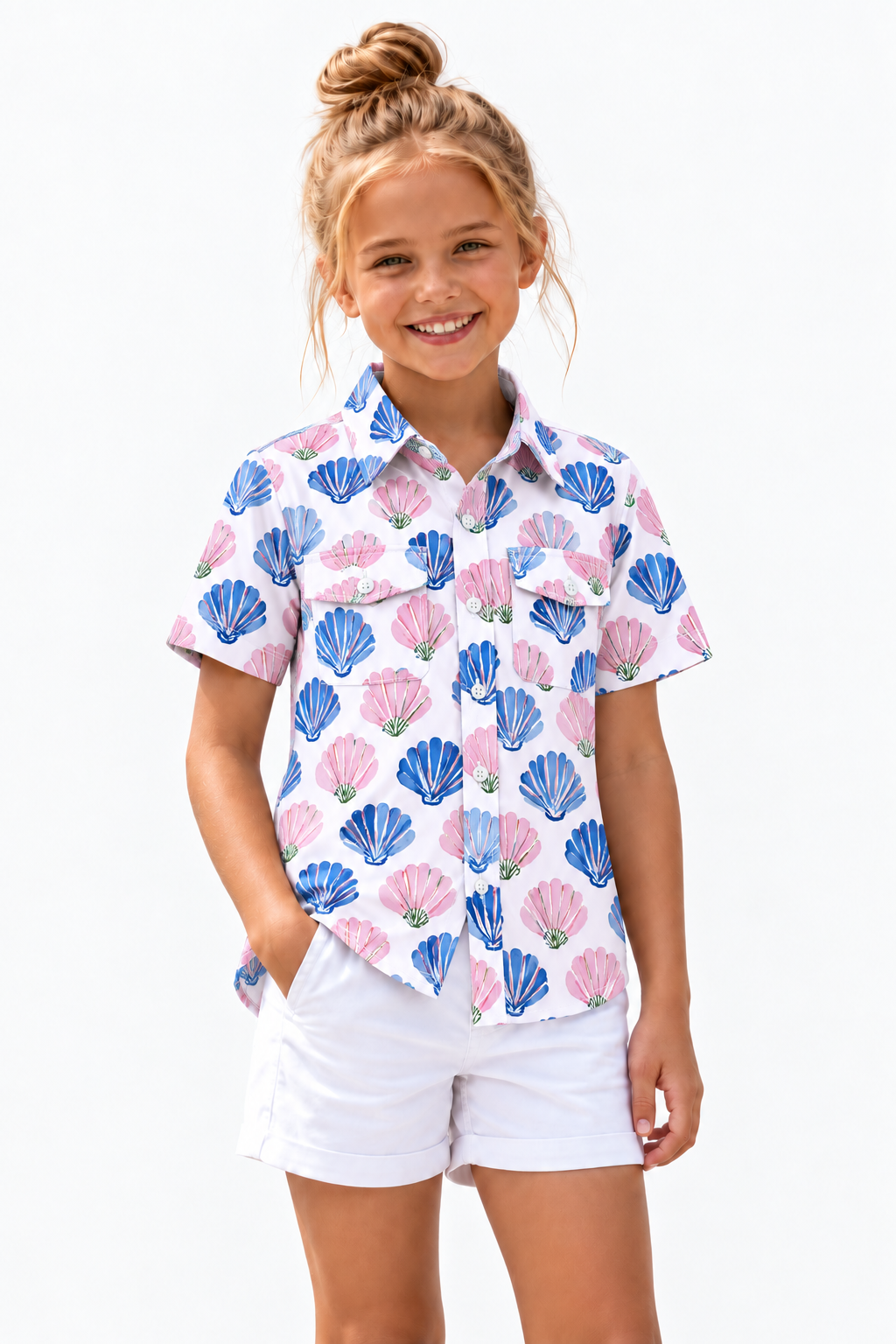 Girl's Performance Fishing Shirt Short Sleeve