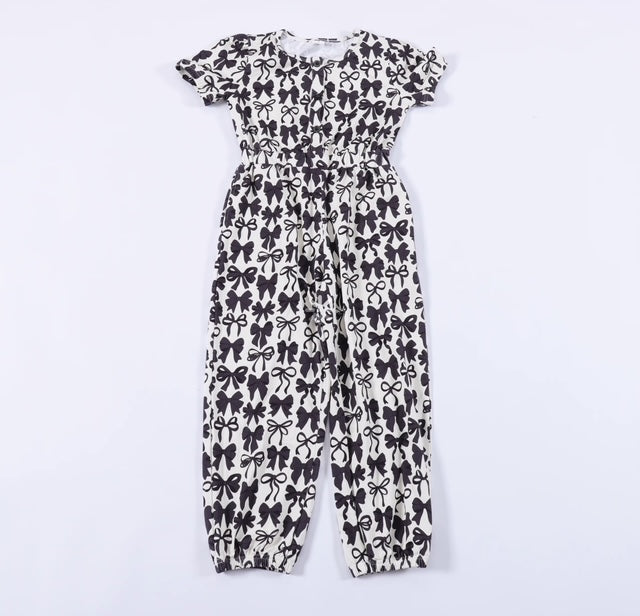 Girl's Cinched Waist Jumpsuit