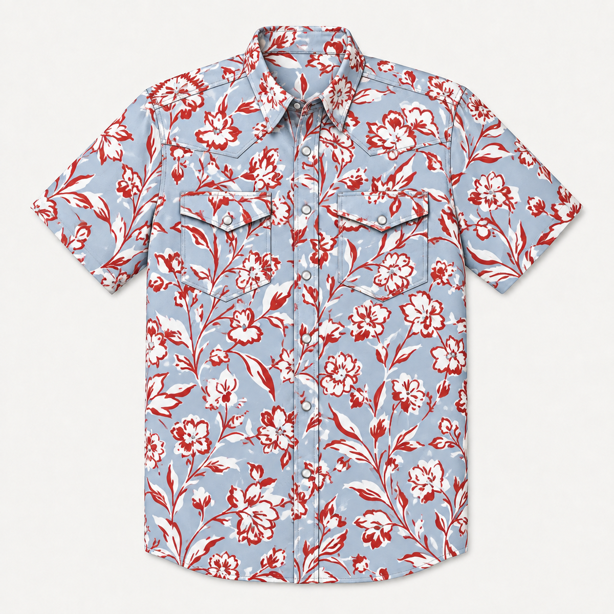 Men's Short Sleeve Western Shirt