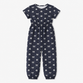 Girl's Cinched Waist Jumpsuit