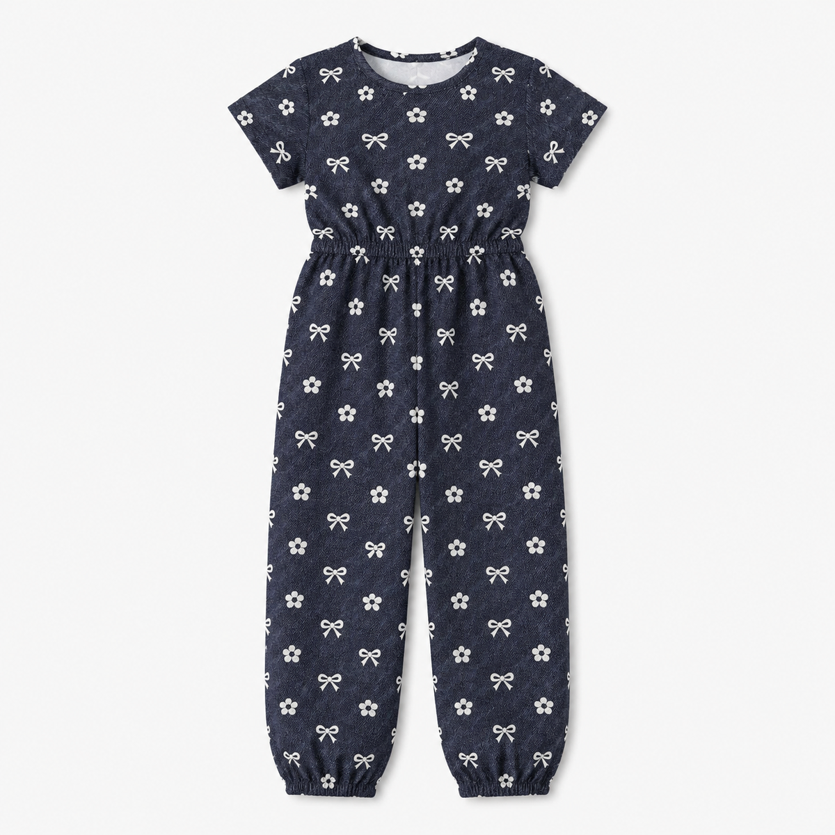 Girl's Cinched Waist Jumpsuit