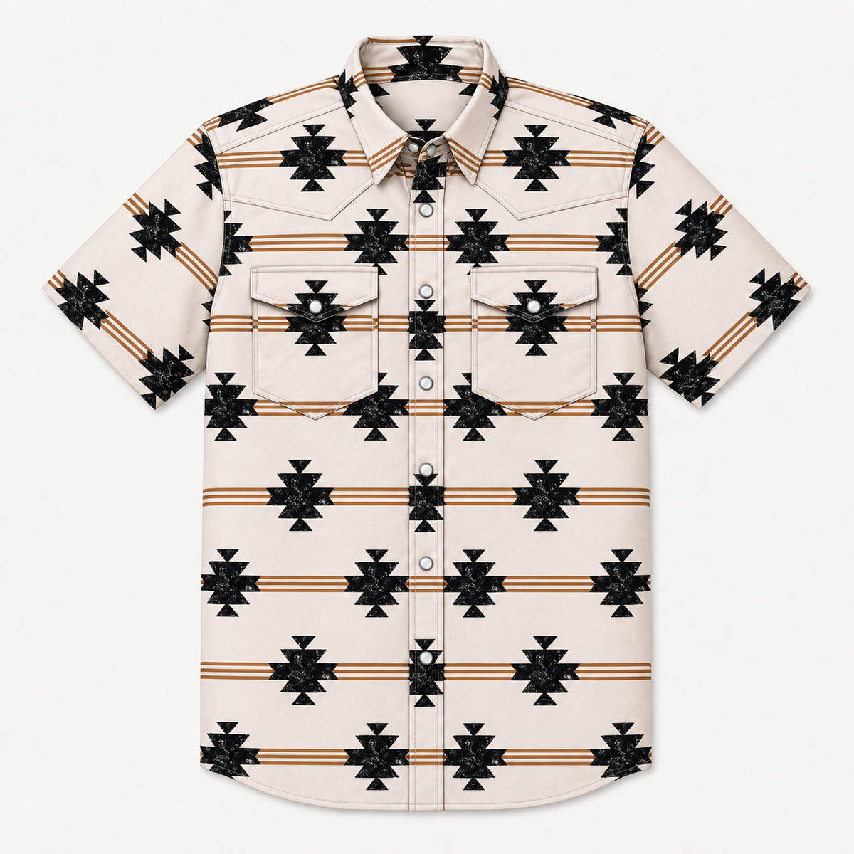 Men's Short Sleeve Western Shirt