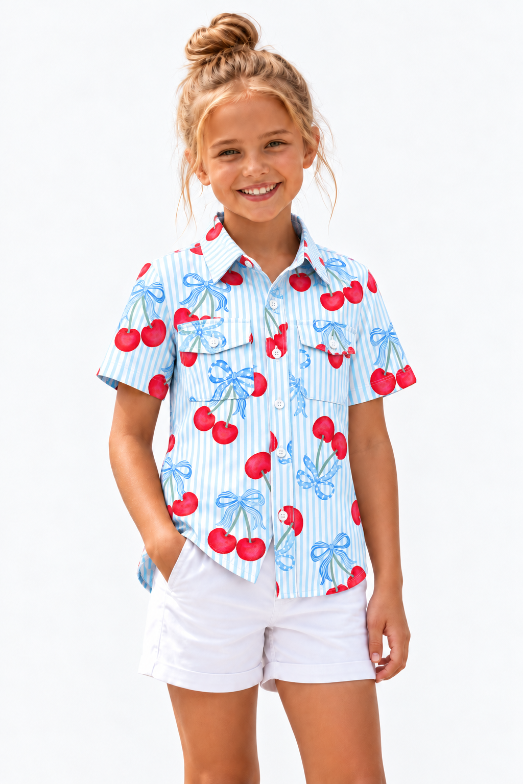 Girl's Performance Fishing Shirt Short Sleeve