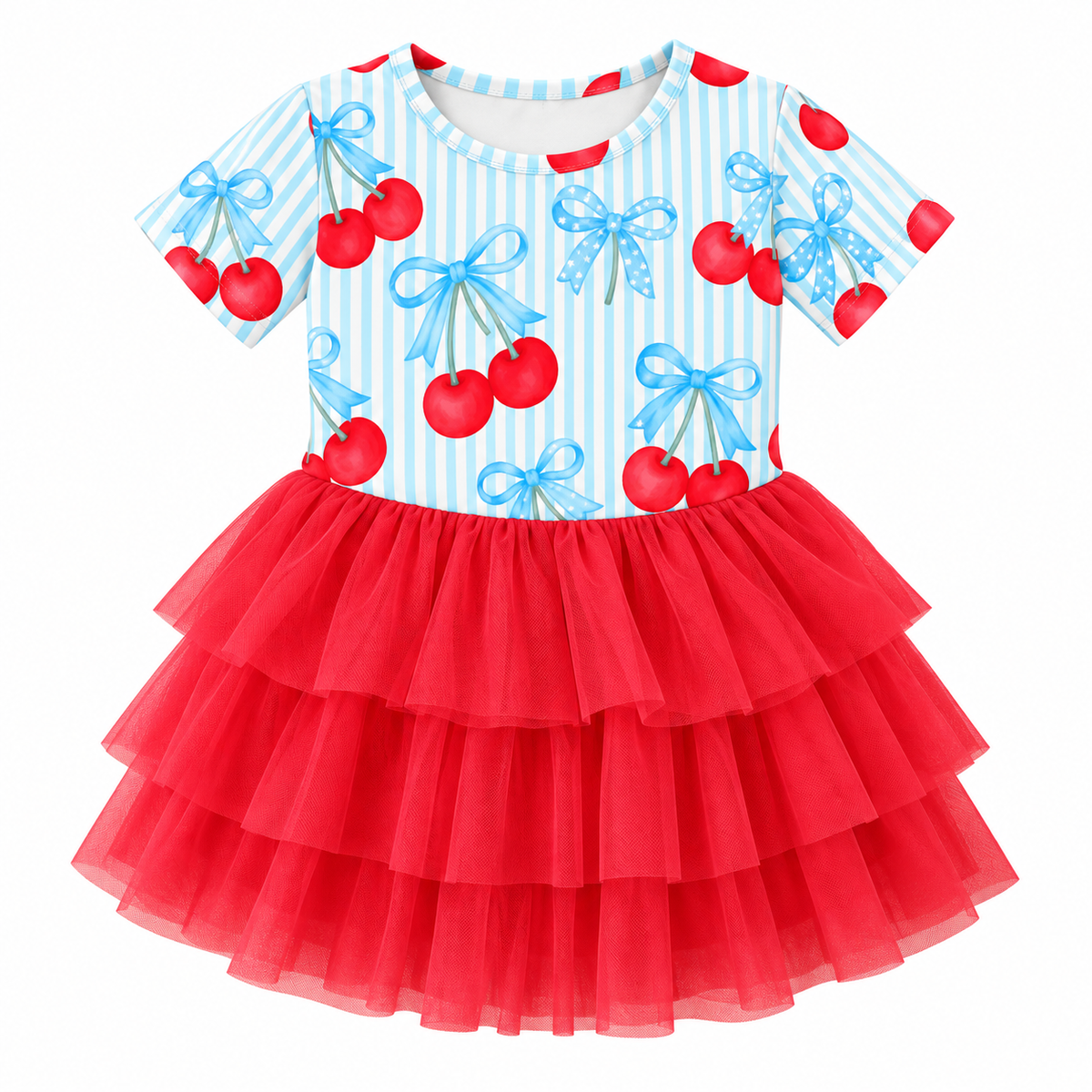 Girl's Patterned TuTu Dress