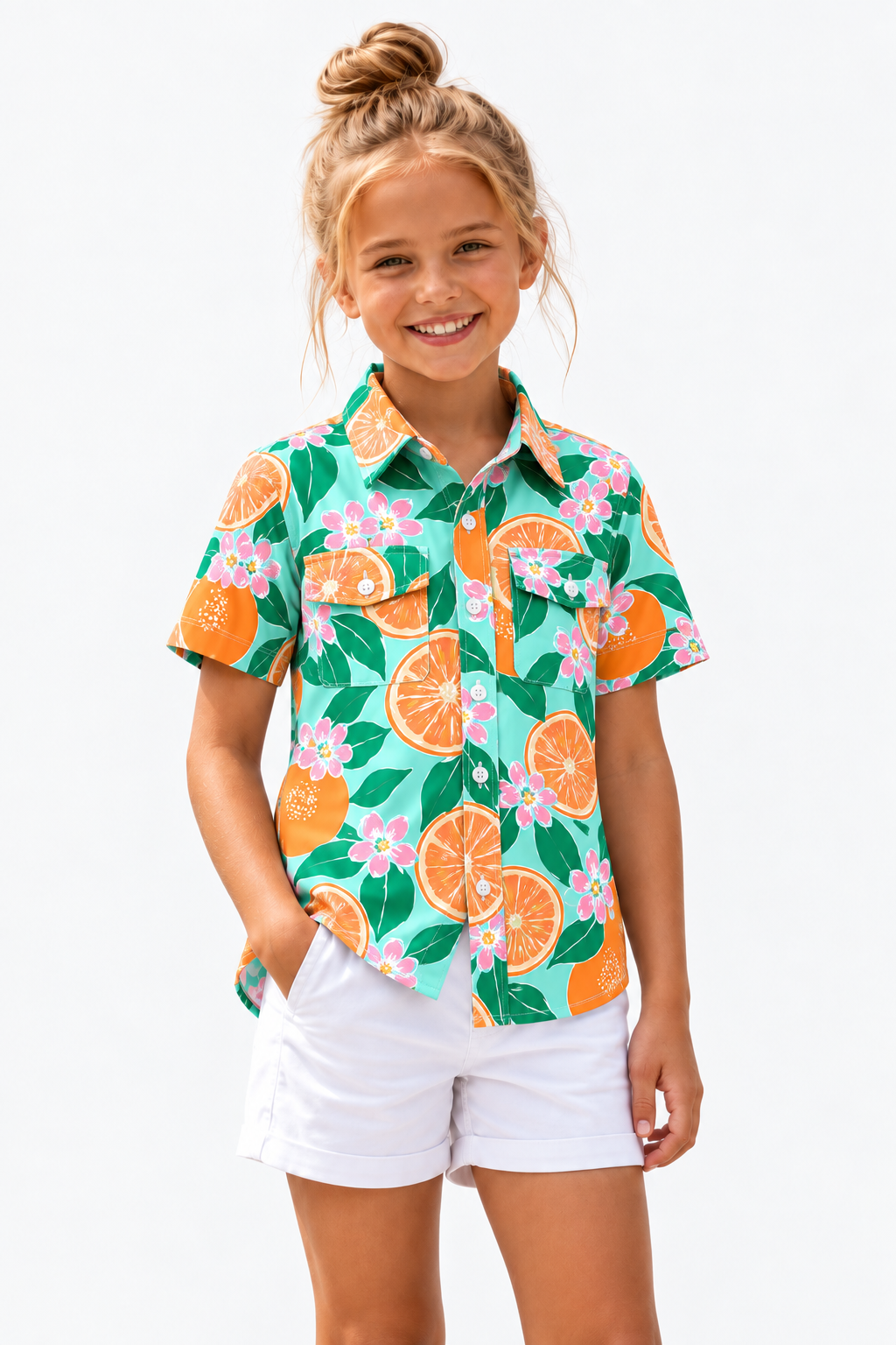 Girl's Performance Fishing Shirt Short Sleeve
