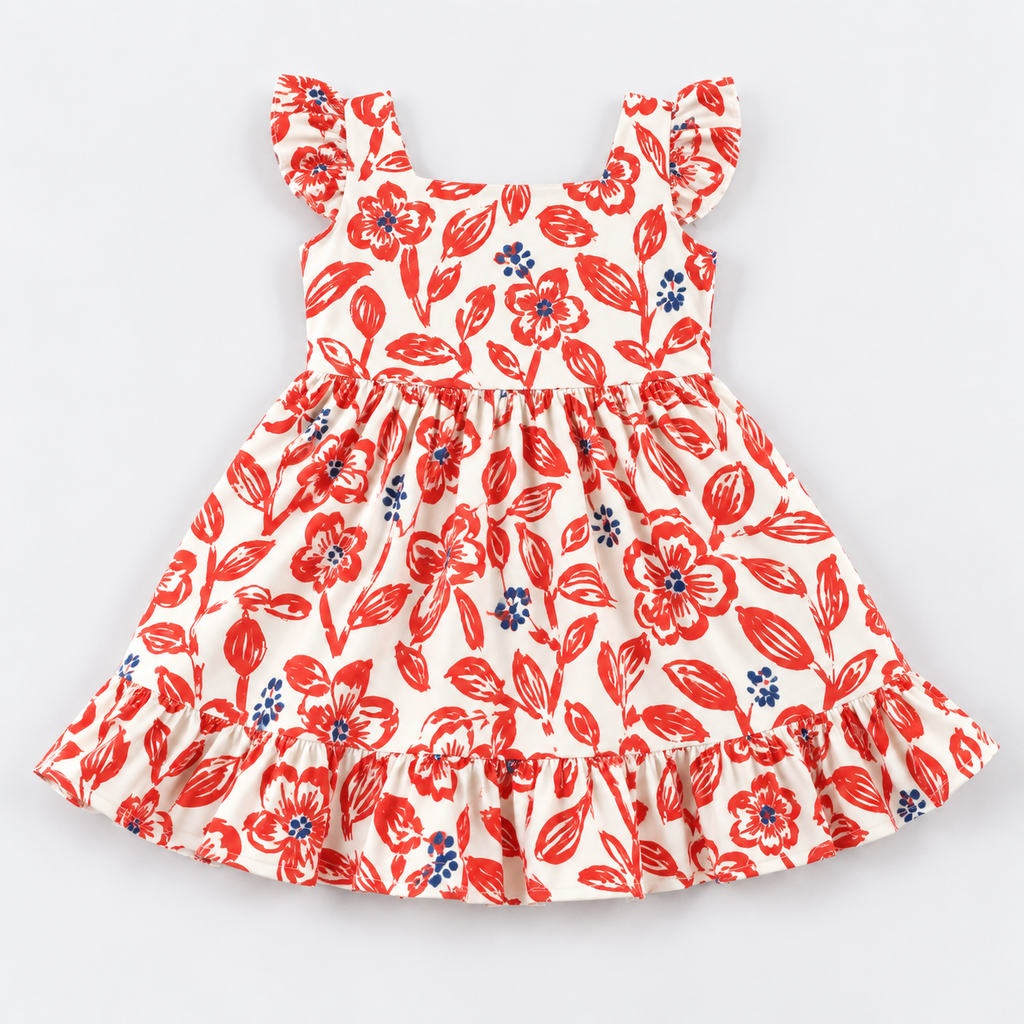 Girls Ruffle Dress