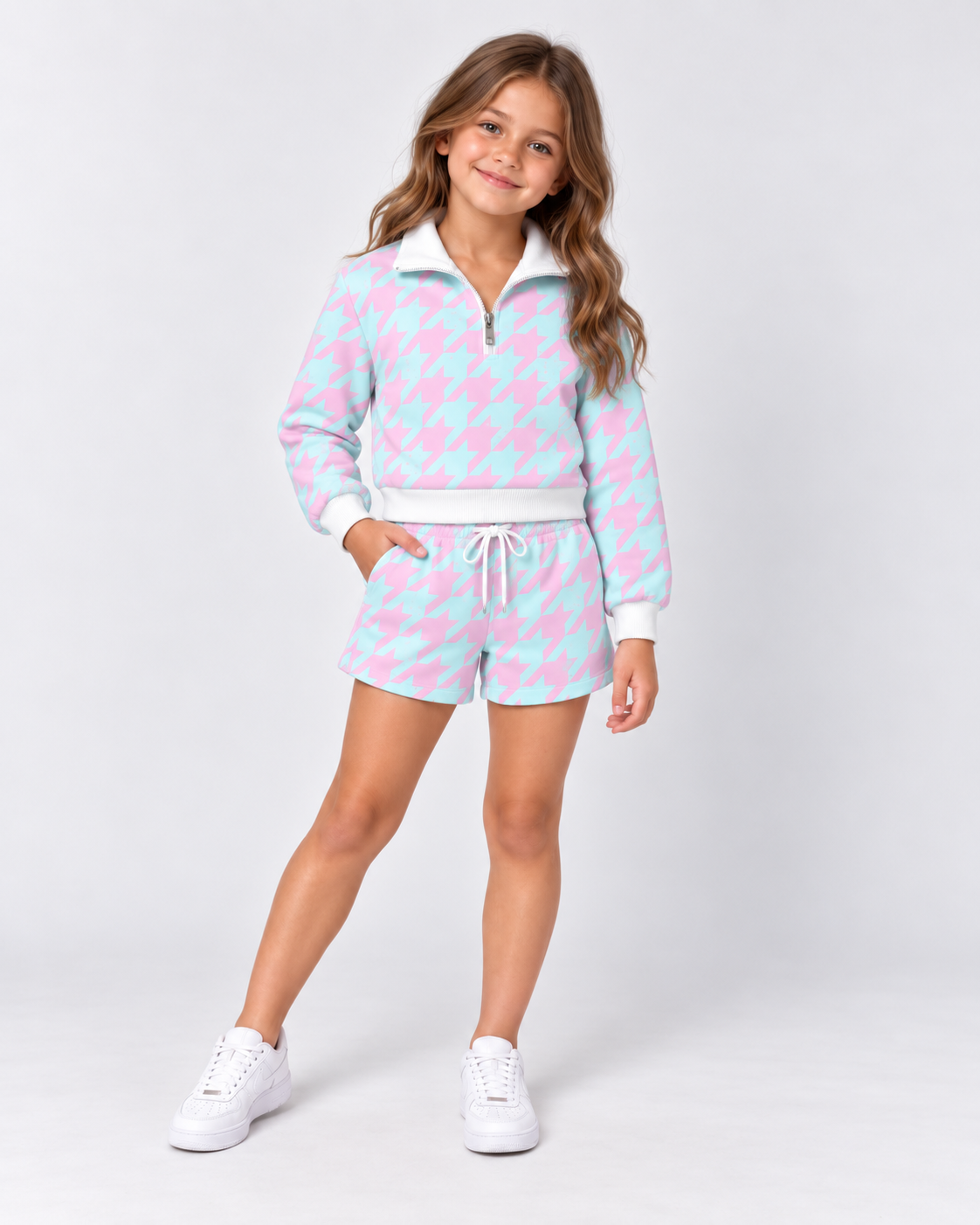 Youth Cropped Sweater & Short Set