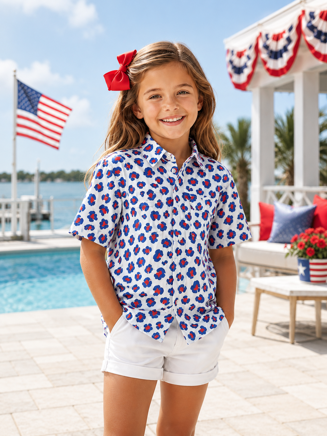 Girl's Performance Fishing Shirt Short Sleeve