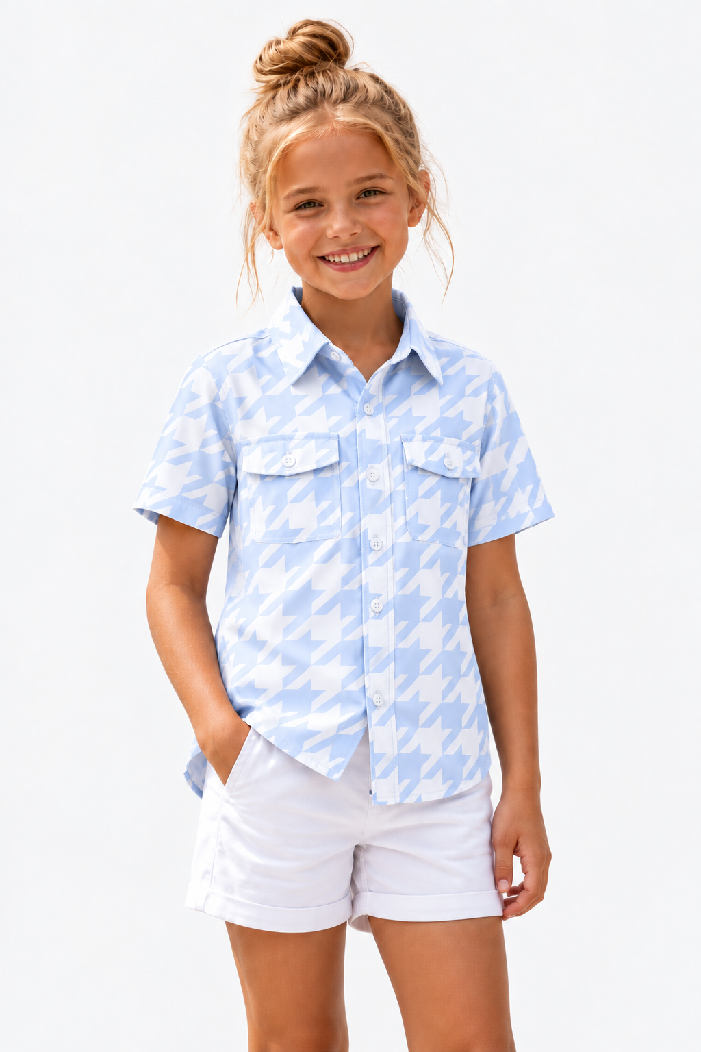 Girl's Performance Fishing Shirt Short Sleeve
