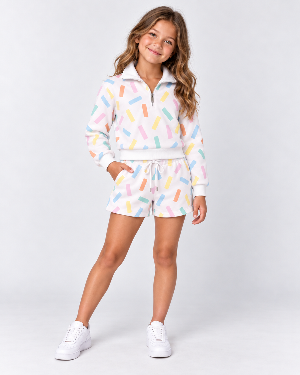 Youth Cropped Sweater & Short Set
