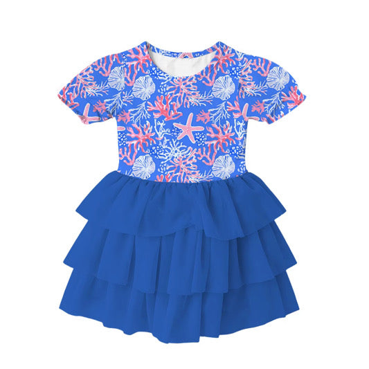Girl's Patterned TuTu Dress