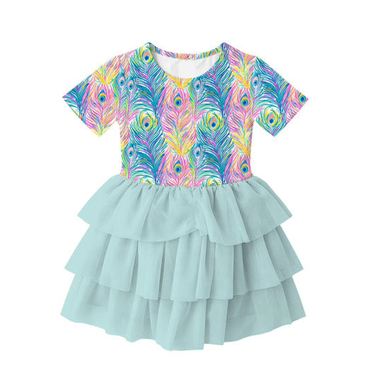 Girl's Patterned TuTu Dress