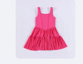 Girl's Solid Active Spaghetti Strap Dress w Shorts