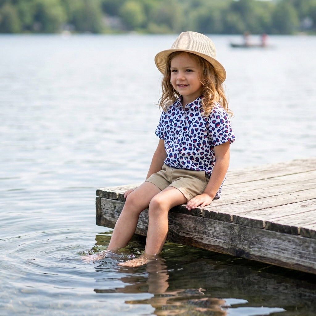 Girl's Performance Fishing Shirt Short Sleeve