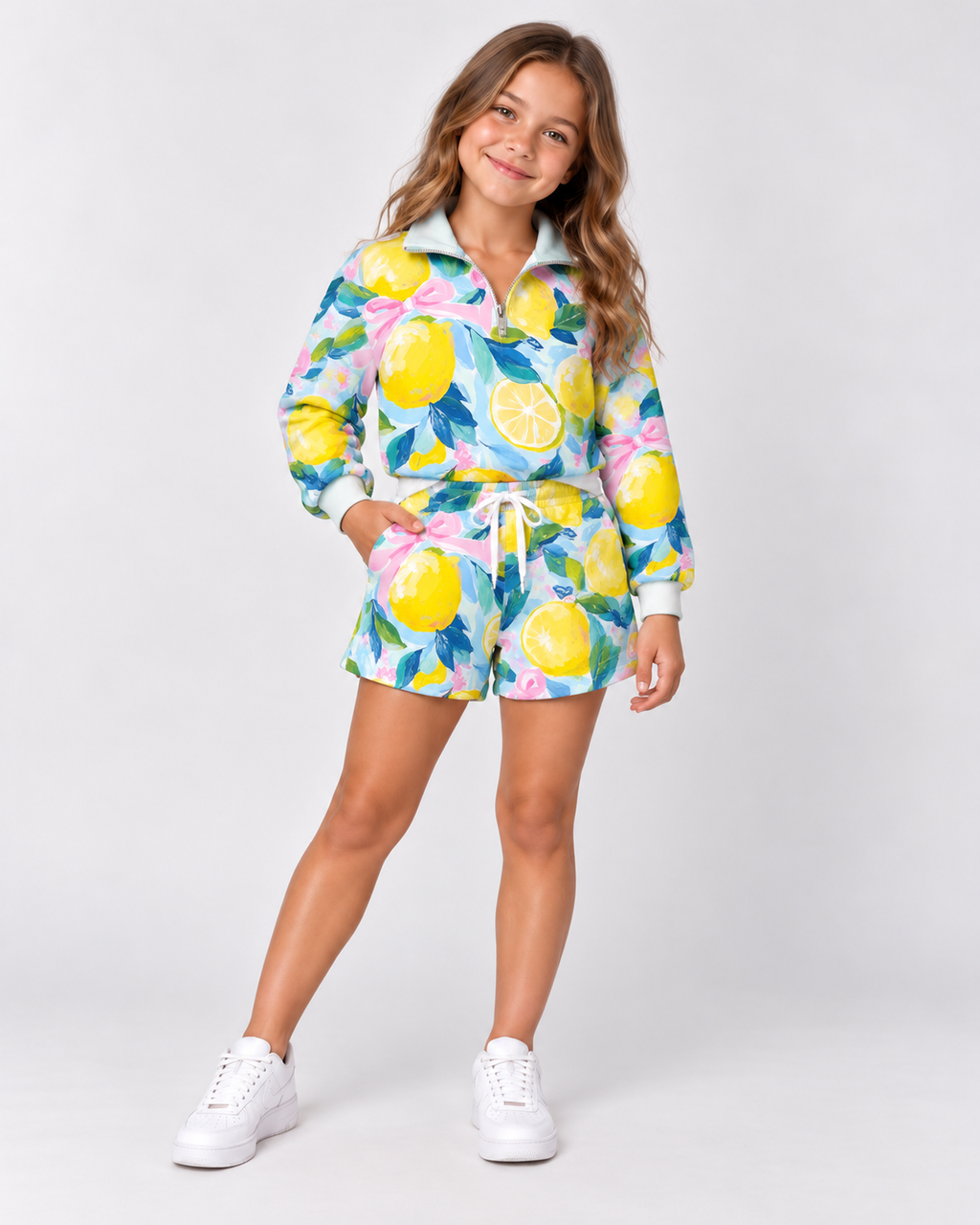 Youth Cropped Sweater & Short Set