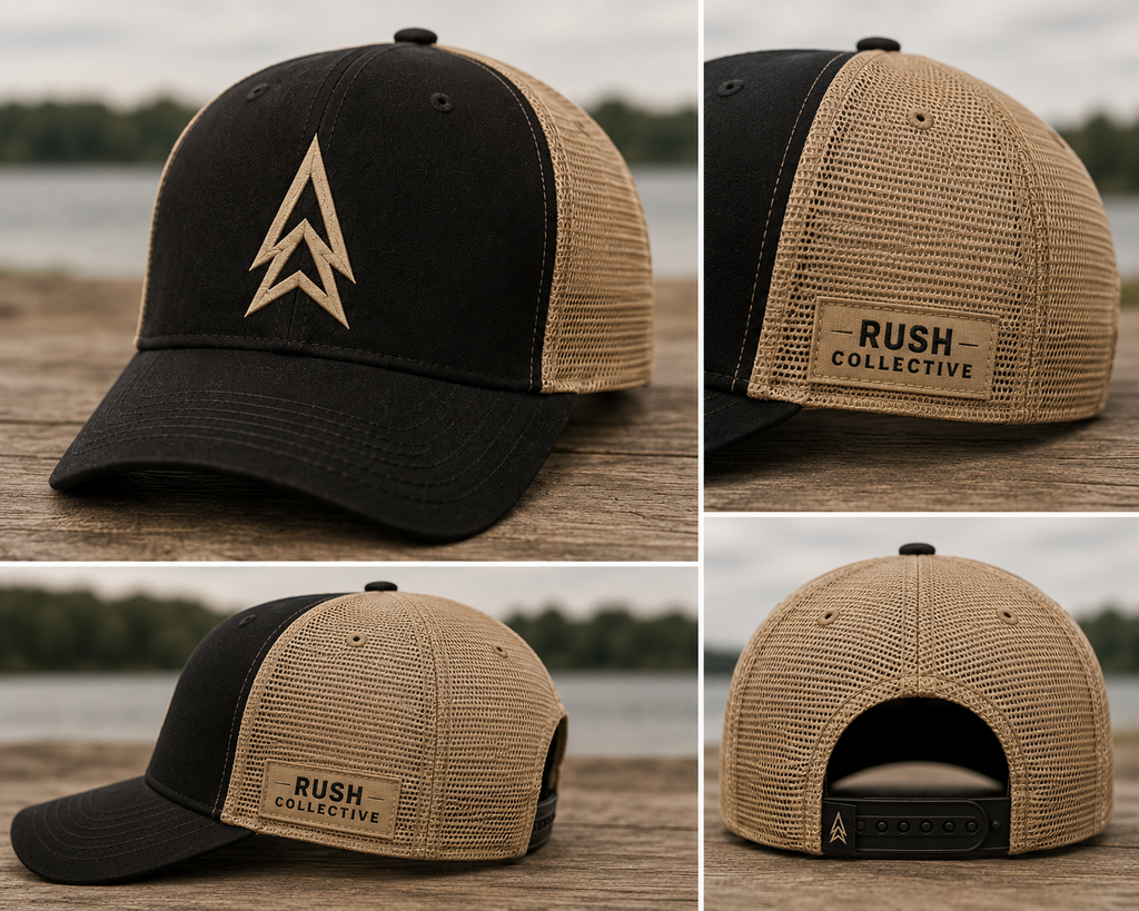 Rush Arrow Embroidered Trucker Hat