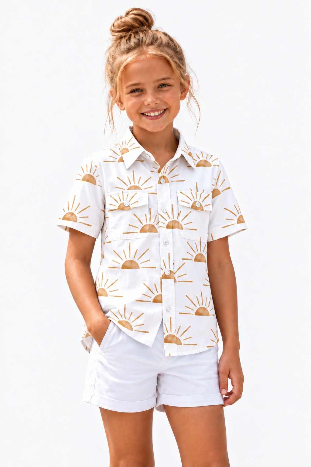Girl's Performance Fishing Shirt Short Sleeve