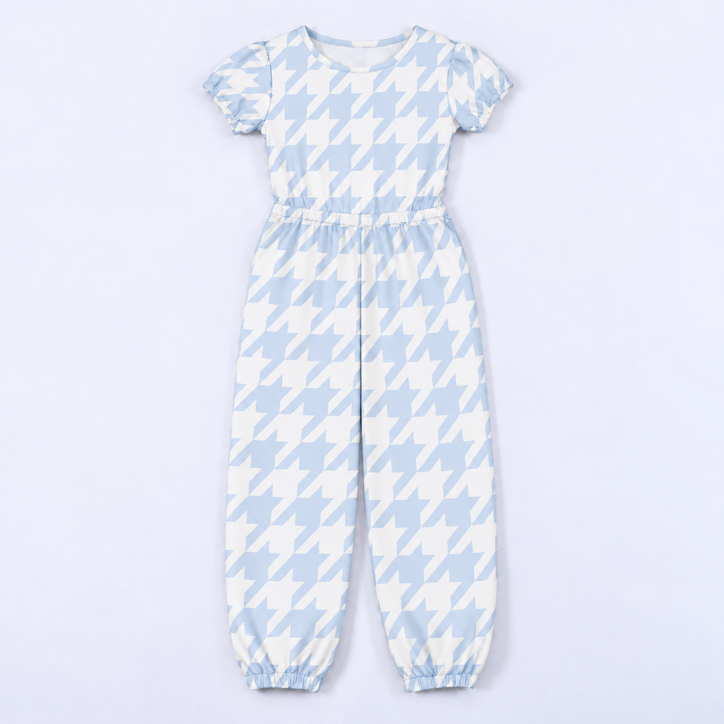 Girl's Cinched Waist Jumpsuit