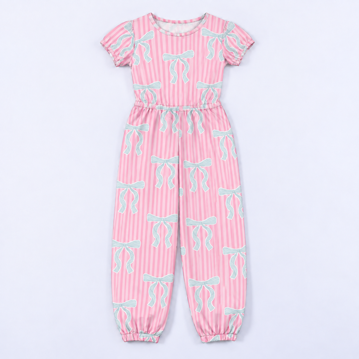 Girl's Cinched Waist Jumpsuit