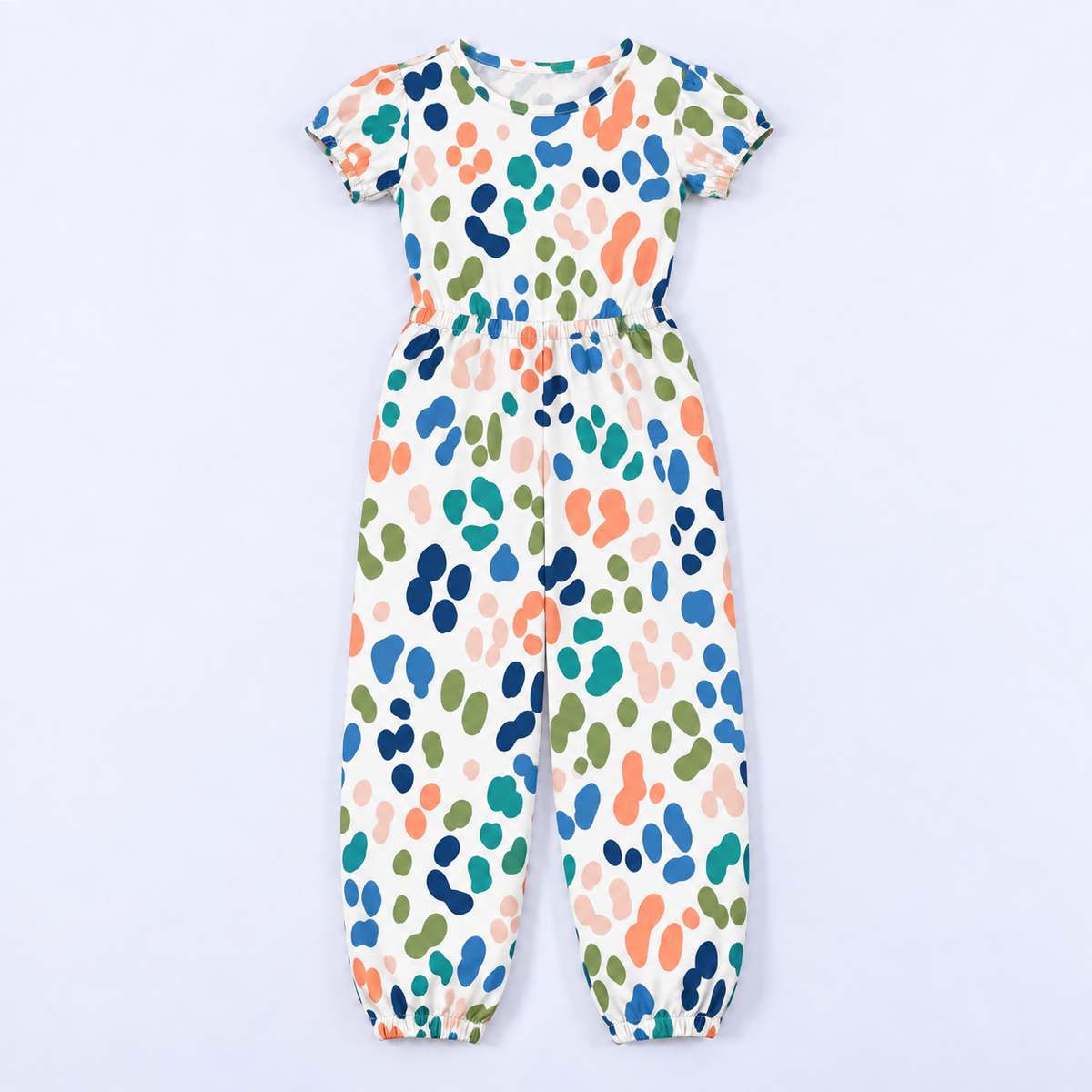 Girl's Cinched Waist Jumpsuit